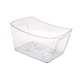 thumbnail image 4 of Cubo de hielo para fiestas, enfriador de vino, suministros de bar con asa, cubo de hielo, cubo de cerveza Lado de oro 12L, 4 of 9