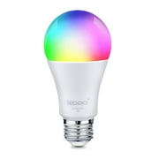 XODO 2-Pack Smart WiFi Light Bulb, Multi Color Changing LED, App Controlled