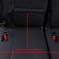 thumbnail image 6 of coverdream Custom Fit Pilot Car Seat Covers for Honda Pilot 8 Seats EX-L,Special Edition,Touring,Sport 2016 2017 2018 2019 2020 2021 2022,Second Row 40/60 Split - Polyester (Black,Full Set), 6 of 6