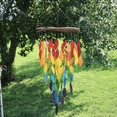 thumbnail image 5 of Blue Handworks Glass Wind Chime Deluxe Rainbow Waterfall Wind Chime for Outside, 5 of 8