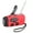 Red, variant on BotaniNest Solar Radio Am/FM Radio Emergency Solar With Crank Mobile Power 2000MAH LED Flashlights Am/FM/NOAA Weather Alert Charging Methods Weather
