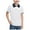 b9-White, variant on Boys School Uniform Short Sleeve Polo Shirt, Button Closure, Moisture Wicking Performance Material(Blue,2-3 Years)