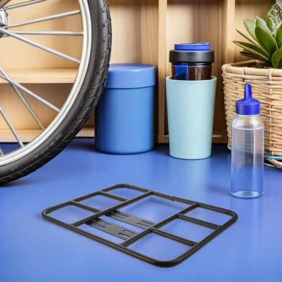 HONMEET Heavy Duty Motorcycle Rear Cargo Rack Black Weatherproof Metal for Storage