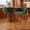 Green, variant on Peispie 26" Counter Height Bar Stools Set of 2, Modern Velvet Upholstered Barstools with Gold Metal Legs, Tufted Mid Back Kitchen Island Chairs with Footrest, Orange