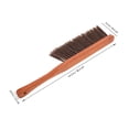 thumbnail image 2 of WEUVEB 2 Pcs Brosses à Main en Bois Légères Poils Doux Marron pour Cheminée et Cheminée, 2 of 8