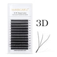 thumbnail image 1 of MASSCAKU W Shape 3D 4D 5D Premade Volume Easy Fans Nature Soft Light Pestañas individuales Clover Bloom Extensión de pestañas postizas Dengxun unisex, 1 of 2