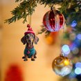 thumbnail image 4 of Para Encantadores Cachorro Adorno Perro Dibujos Animados Mochila Acrílica Navidad Interior Del Coche, 4 of 5
