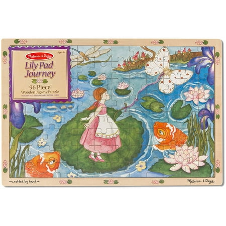 Melissa & Doug Thumbelina Lily Pad Journey Wooden Jigsaw Puzzle (96 pcs, 2 x 3 feet)