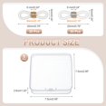thumbnail image 2 of Eyeglass Chain End, 60 Pcs Eyeglass Chain Connector with Small Box for Eyeglass Holder, White Gold/Silver, 2 of 7
