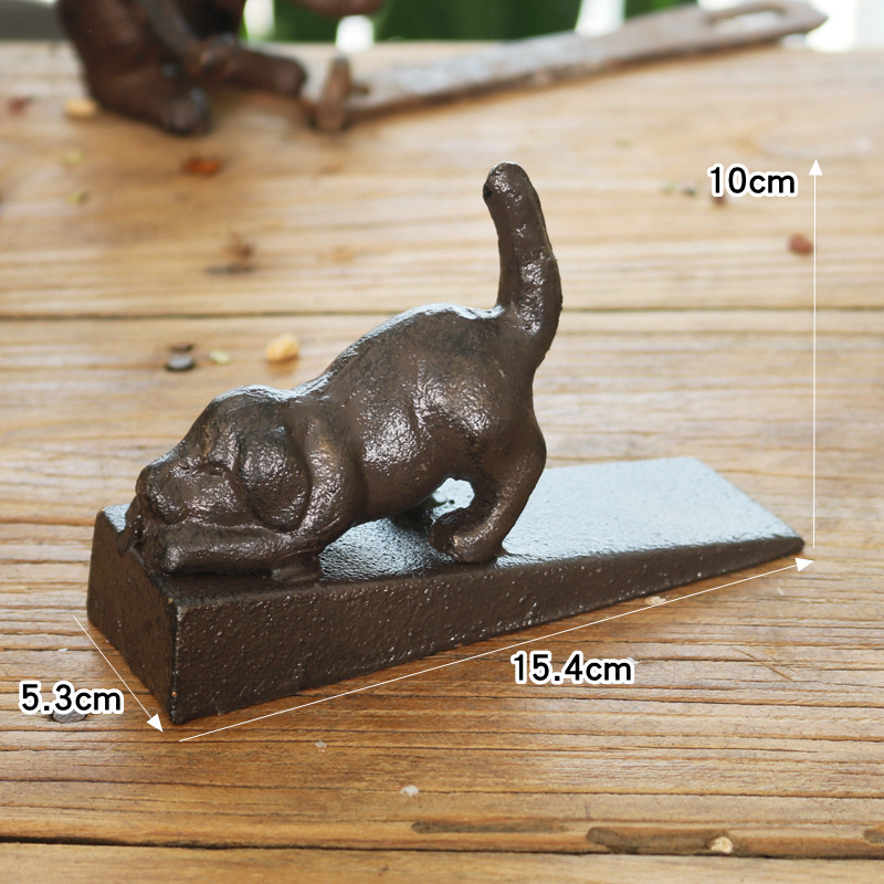 Door stop, door stopper, cast iron anticollision door stopper