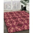 thumbnail image 2 of Ahgly Company Indoor Rectangle Patterned Shocking Orange Area Rugs, 2' x 4', 2 of 6
