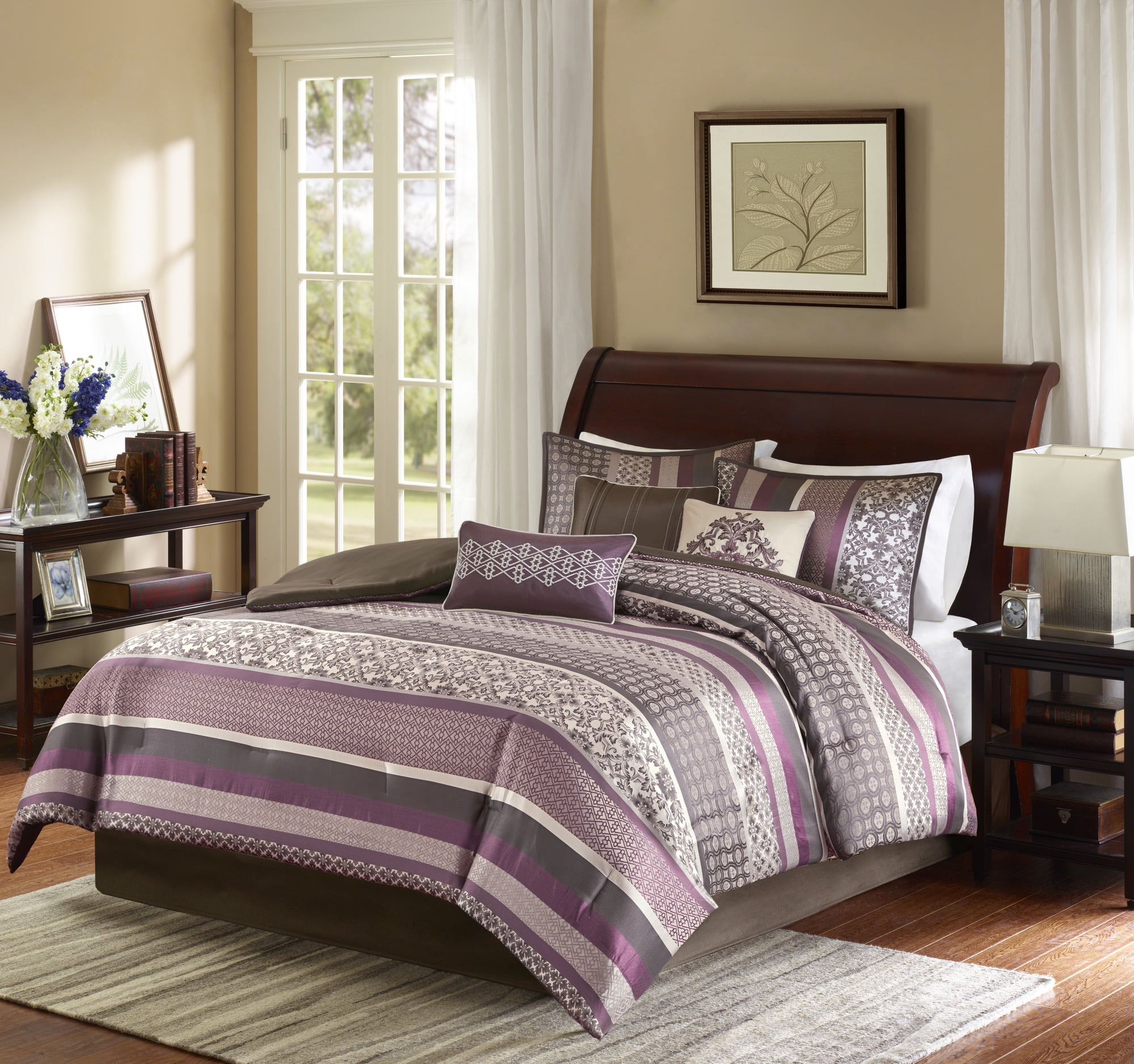 Home Essence Cambridge 7 Piece Jacquard Comforter Set