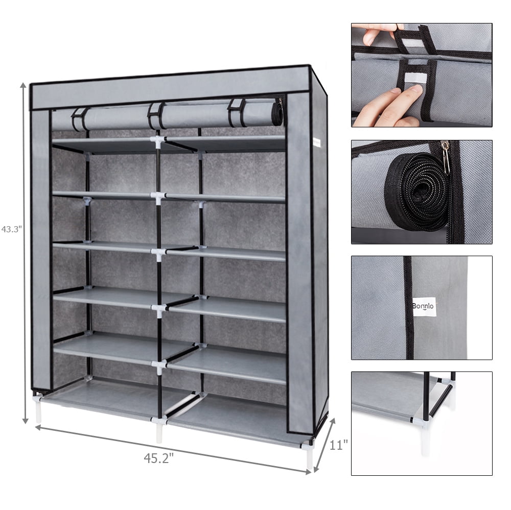 Zimtown 6 Tire Home Shoe Rack Shelf Storage Closet Organizer