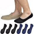thumbnail image 2 of Genuine Mens No Show Socks, Loafer Sneakers Low Cut Cotton Socks With Non Slip Grips, 2 of 5