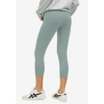 thumbnail image 2 of ellos Women's Plus Size Knit Capri Leggings, 2 of 2