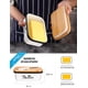 thumbnail image 2 of Mantequera AISBUGUR de metal con tapa y cuchillo, color blanco, 2 of 5