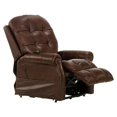 thumbnail image 6 of Tyler Brown Leather Power Lift Lay Flat Recliner with Heat & Massage, 6 of 11