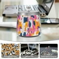 thumbnail image 6 of Yayeee Ashtray with Lid for Cigarette Smokeless Stainless Steel Home Ash Holder, Art Geometric, 6 of 7