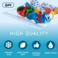 thumbnail image 3 of GPI 4” x 4” Reclosable Ziplock Bag 2 Mil Clear Zipper Bags, 100-Pack, 3 of 8