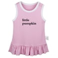 thumbnail image 1 of Little Pumpkin Funny Dresses For Baby, Newborn Babies Skirts, Infant Princess Dress, 0-24M Kids Graphic Clothes (Pink Sleeveless Dresses, 0-6 Months), 1 of 4