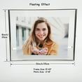 thumbnail image 2 of AhaGo 8x10 Silver Floating Picture Frame, Horizontal, For Photo 8x10, 7x9, 6x8,Classy For Festival, Wedding, 2 of 5