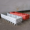 thumbnail image 7 of Garden Plastic Fence Edging Garden Edging Flower Border Fence Imitation Stone Effect Flower Bed Edging Plant Border Imitation Stone Brick, 7 of 7