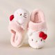 thumbnail image 2 of Ruunjoy, zapatos personalizados de dibujos animados de Sanrio, zapatillas de casa Kuromi, lindas zapatillas de felpa de Hello Kitty para mujer, 2 of 3