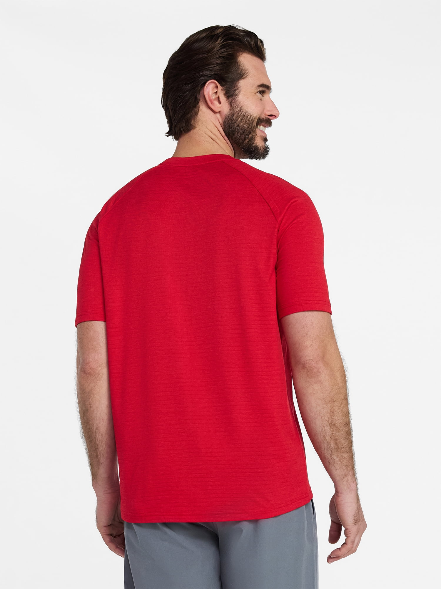 Athletic Works Men's and Big Men's Stripe Jersey Tee with Short Sleeves, Sizes XS-4XLT