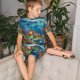 thumbnail image 4 of Balery Sea World Conjunto de Pijama Infantil de Manga Corta con Estampado – Ropa de Dormir de Algodón Suave-X-Large, 4 of 6