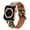 Classic Leopard, variant on Fintie Bands Compatible with Apple Watch 41mm 40mm 38mm Series 7 6 5 4 3 2 1 and iWatch SE, Genuine Leather Band Replacement Accessories Strap Wristband, Brown