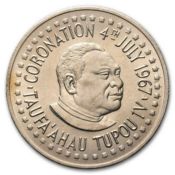 1967 Tonga 1 Pa'anga Taufa'ahau Toupou IV BU