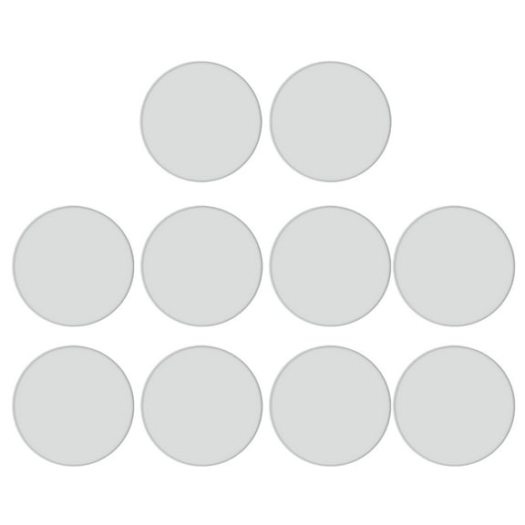 10x/Set Sublimation Blank Aluminum Sheets 25mm/0.98 inches Round Blank Bezel Pendant Tray for Photo Jewelry Making DIY