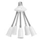thumbnail image 4 of Lámpara PortaE27 ajustable para adaptador de luz LED Multiconversión (5 cabezales) Likrtyny  Para estrenar, 4 of 8