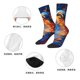 thumbnail image 5 of Fotbe Galactic Dog Swirls Art Calcetas Largas con Estampado para Hombre y Mujer – Calcetas de Compresión Transpirables y Elásticas, Viajar y Uso Diario Talla 5-11, 5 of 6