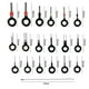 thumbnail image 5 of Pin De Arnés De Cables Para Terminal De Automóvil, Herramienta De Eliminación De Llave De Desbloqueo Cateissary VI004419-00, 5 of 5