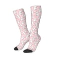 thumbnail image 2 of Fotbe Cute Rabbit print Women's Men's Novelty Crew Socks Cotton Socks Knee High Socks for Walking,Running,Nurses,Pregnancy, 2 of 9