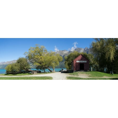 Pottery Barn South Carolina Historic Glenorchy receiving barn at pier on Lake Wakatipu Otago Region South Island New Zealand Poster Print by Panoramic Images ()