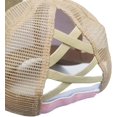 thumbnail image 5 of Casquette de Baseball en Forme de Queue de Poney Chapeau de Soleil de Camionneur Réglable en Maille à Haut Chignon, 5 of 5