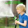 thumbnail image 3 of Garden Hose 50FT, NON-EXPANDABLE Heavy-Duty Flexible & Lightweight Water Hose with 10-Function Nozzle, No-Kink, Leak-Proof, Solid Fittings for Car, RV Marine Camper, Outdoor, Yard, Lawn, 3 of 7