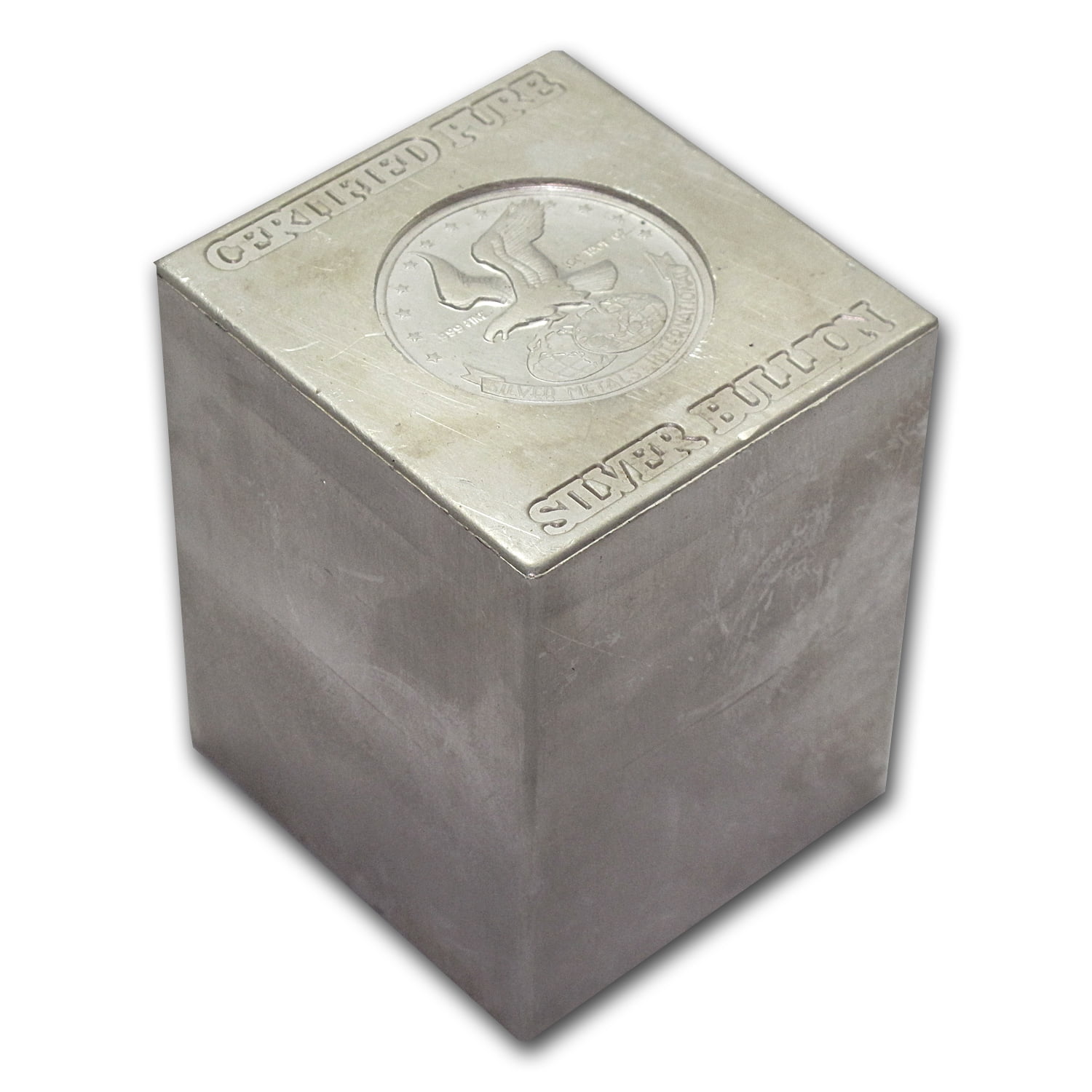 100 oz Silver Cube - Silver Metals International