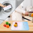 thumbnail image 3 of Yayeee Dish Drying Mat for Kitchen Counter 16" x 18" Microfiber Super Absorbent Coffee Decorative Pad, Light Blue Stripes, 3 of 9