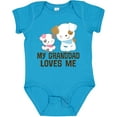 thumbnail image 3 of Inktastic My Granddad Loves Me Granddaughter Girls Girls Baby Bodysuit, 3 of 5