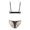 thumbnail image 5 of Gibobby Ropa interior mujer sexy Tanga de Encaje Nueva Ropa Interior Sexy Lencería Tanga Flor Ropa de Dormir Sujetador de Íntimos Bustier Lingerie(Negro, CH), 5 of 5