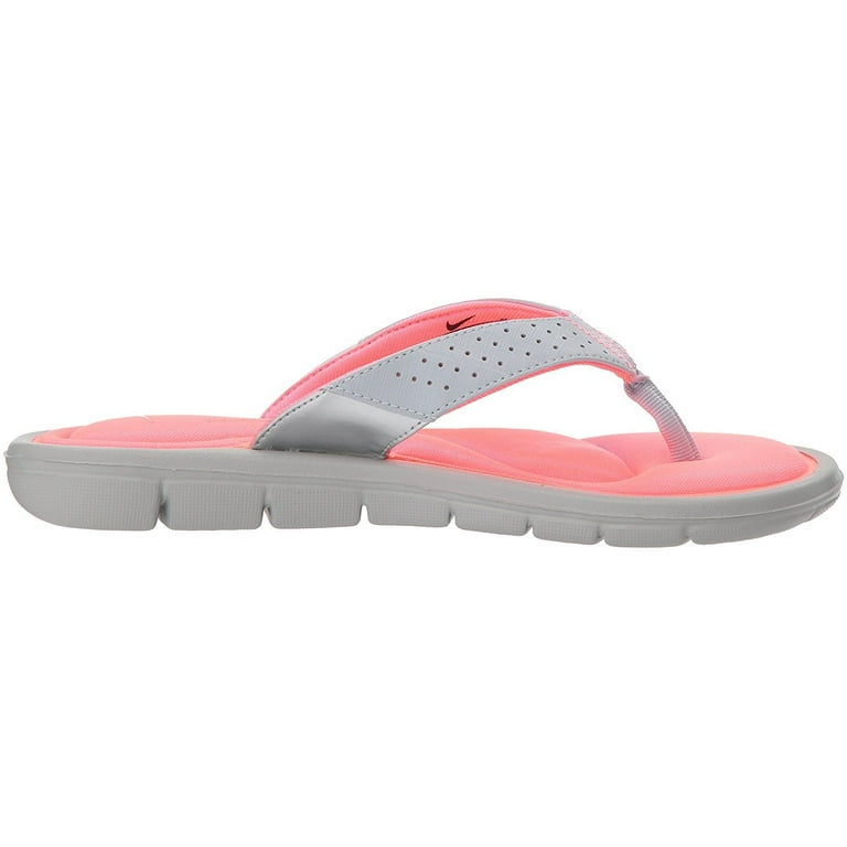 Nike Womens Thong Sandal (10, Black/Vivid Pink/White) Walmart.com