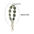 thumbnail image 2 of HOARBOEG Keychain Decorative Key Rings Backpack Ornament Bohemian Hand-woven Flower Keychain Clashing Color Keychain Bracelet Pendant Phone Chain, 2 of 5