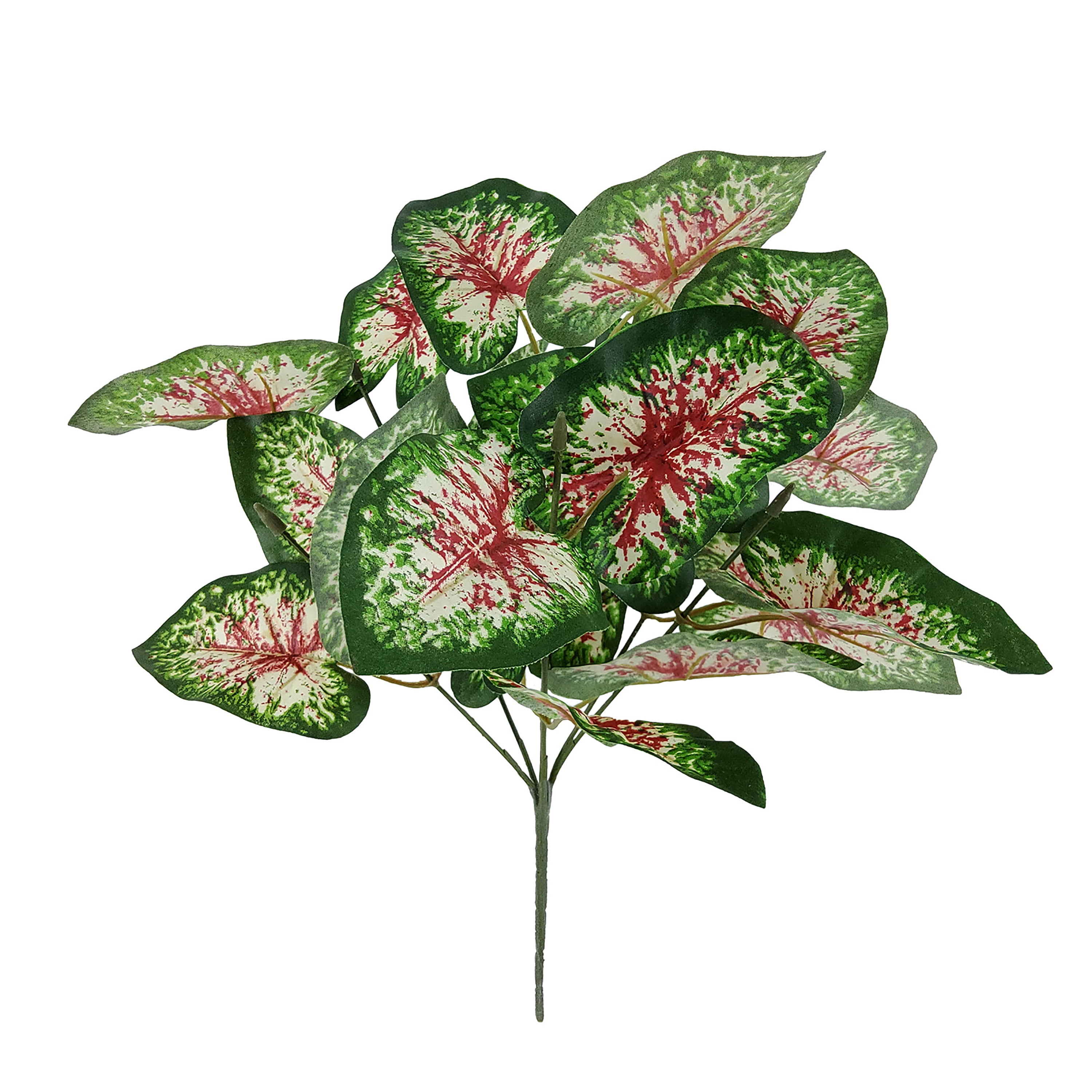 (4 pack) Mainstays 13" Indoor Artificial Green Watermelon Plant Pick, Green Color. Pot Not Included