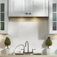 thumbnail image 4 of FASÄDE Traditional Style 1 Decorative Vinyl Backsplash Panel in Gloss White (6X6 Inch Sample), 4 of 8