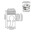 thumbnail image 3 of Switch Faucet Adapter Sink Splitter Diverter Valve Water Tap Connection for Toilet Bidet Shower Kichen 1st, 3 of 5