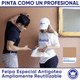 thumbnail image 4 of Kit Para Pintar Profesional Anti Goteo Corona Charola Rodillo Felpa Microfibra Brocha Sintética Mini Felpa Esponja Cinta Masking Tape Plástico Protector Paquete Juego Accesorios Pintura Paredes Casa, 4 of 4