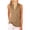 Brown, variant on Women's Summer Sleeveless T Shirts Solid Color Casual Vest